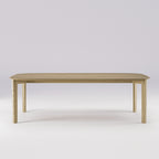 Table à manger Soma 240 cm en chêne naturel vue de face
