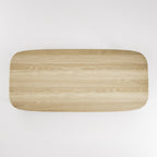 Plateau de la table Soma 240 cm en chêne naturel vu de dessus