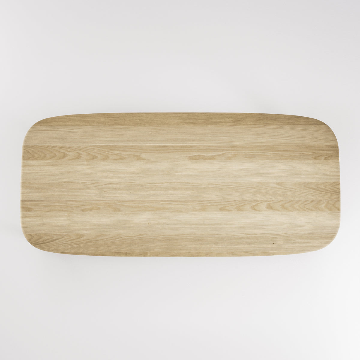 Plateau de la table Soma 240 cm en chêne naturel vu de dessus