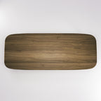 Plateau de la table Soma 300 cm en noyer foncé vu de dessus