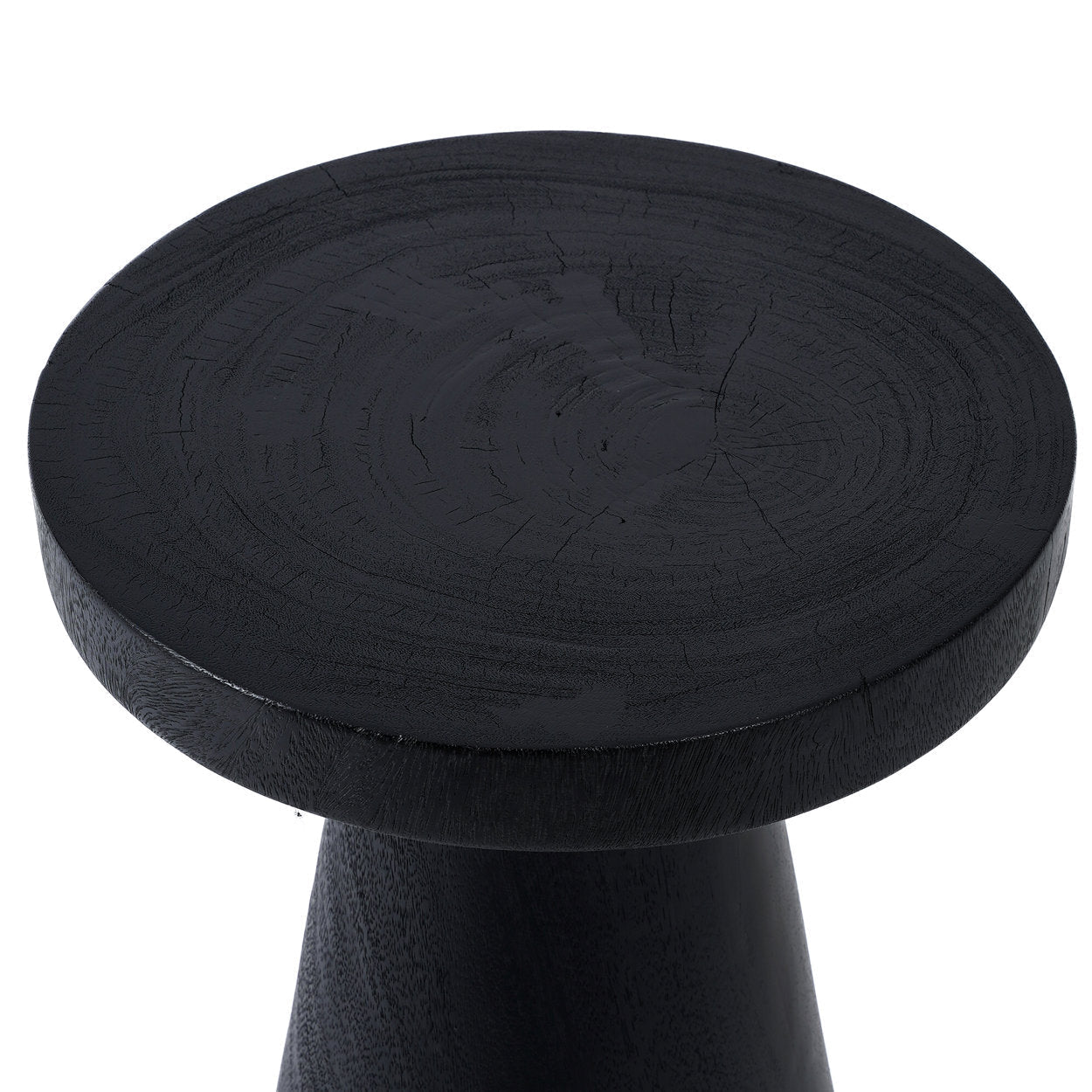 Table d'appoint Fiji en bois de suar noir, vue 5