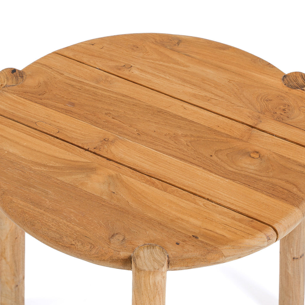 Table d'appoint Gilimanuk en teck, vue 5