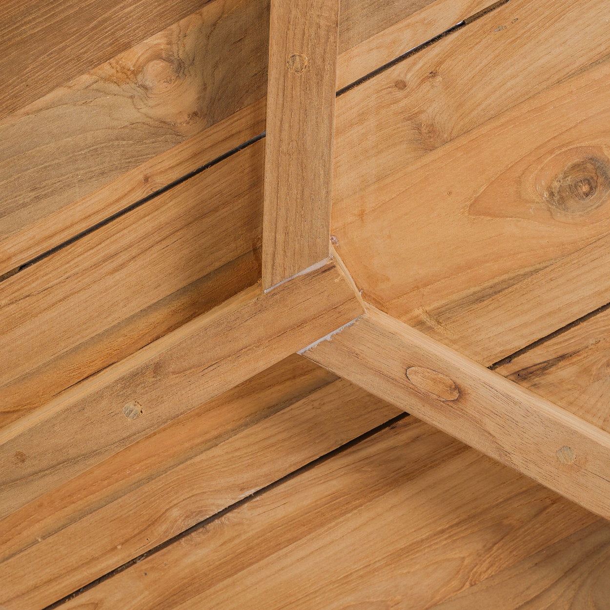Table d'appoint Gilimanuk en teck, vue 7