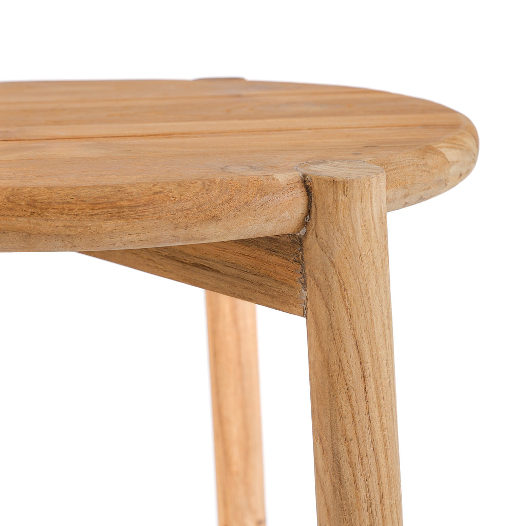 Table d'appoint Gilimanuk en teck, vue 8