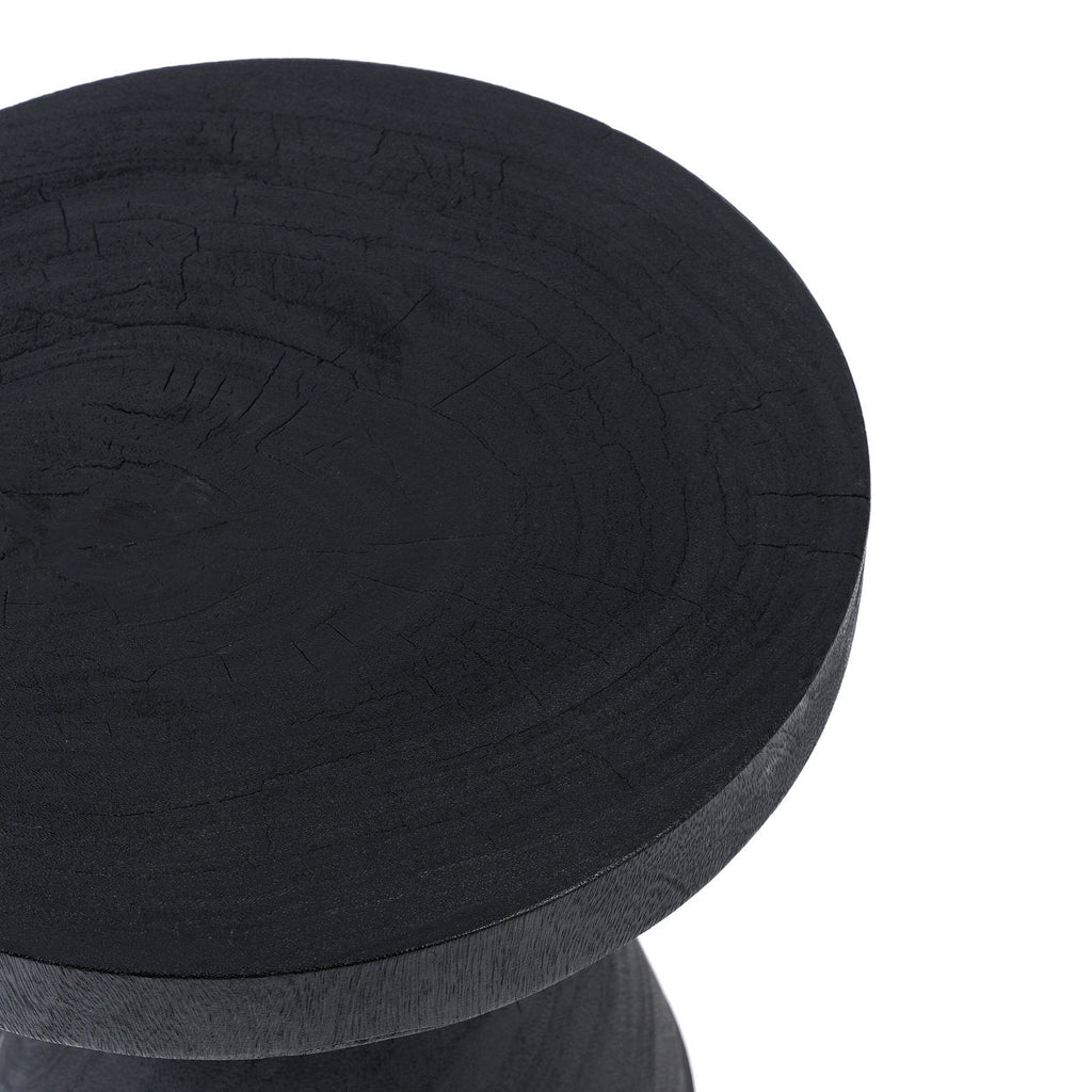 Table d'appoint Gravity en bois de suar noir, vue 6