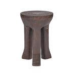Table d'appoint trépied Java en bois teinté noyer, vue 5