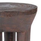 Table d'appoint trépied Java en bois teinté noyer, vue 7