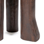 Table d'appoint trépied Java en bois teinté noyer, vue 8