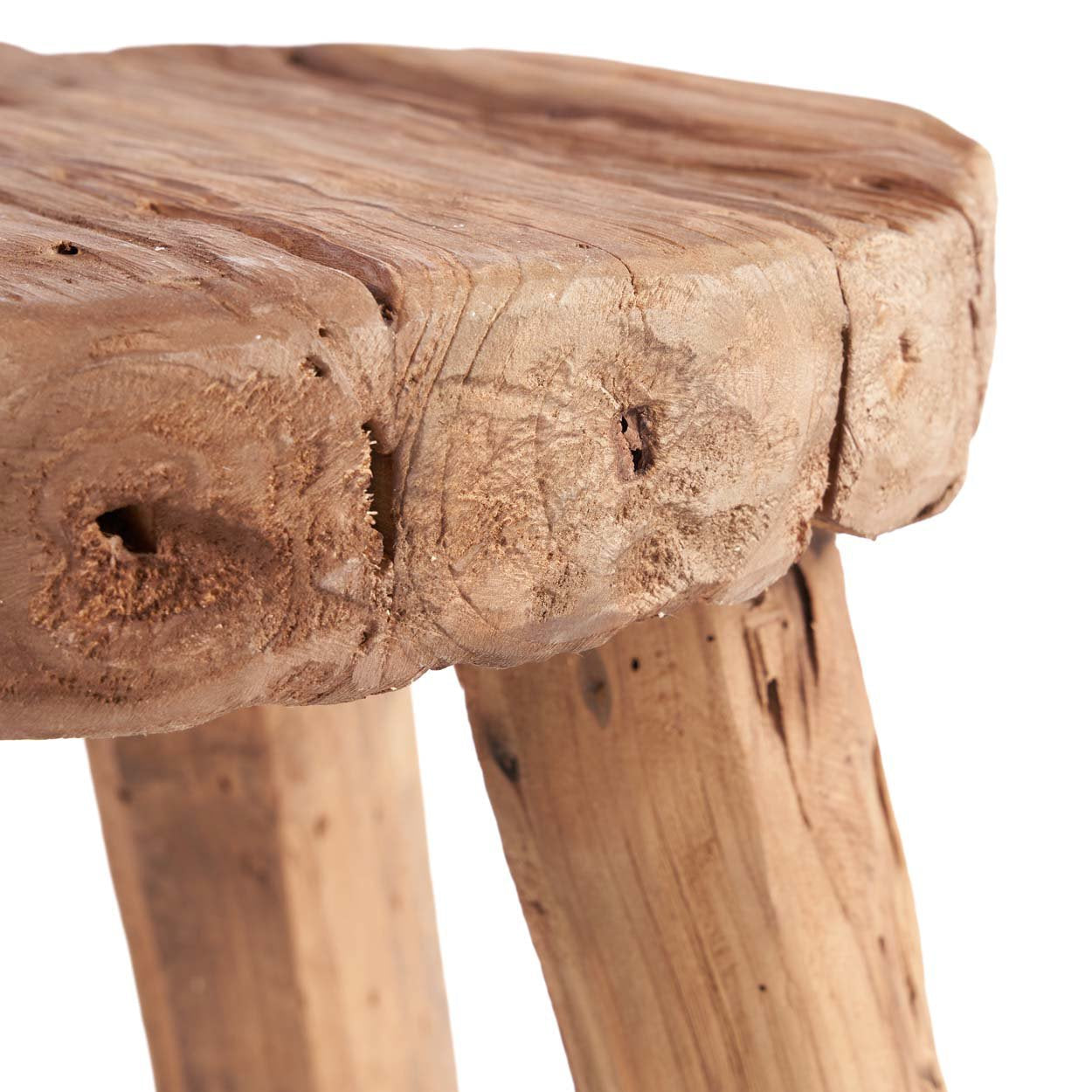 Table d'appoint Marabunta en teck, vue 5