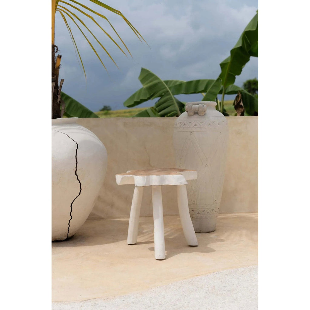 Table d'appoint Organic en teck massif, vue 5