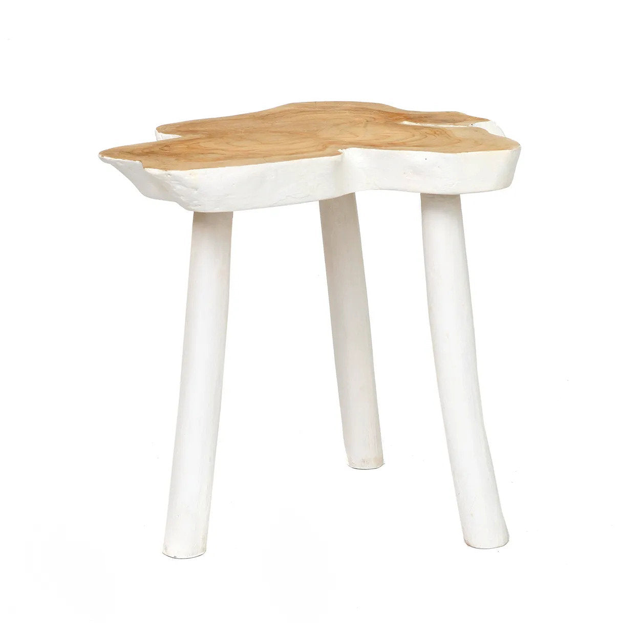 Table d'appoint Organic en teck massif, vue 7