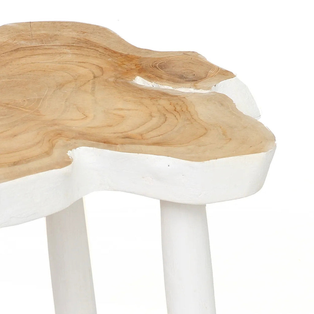 Table d'appoint Organic en teck massif, vue 8