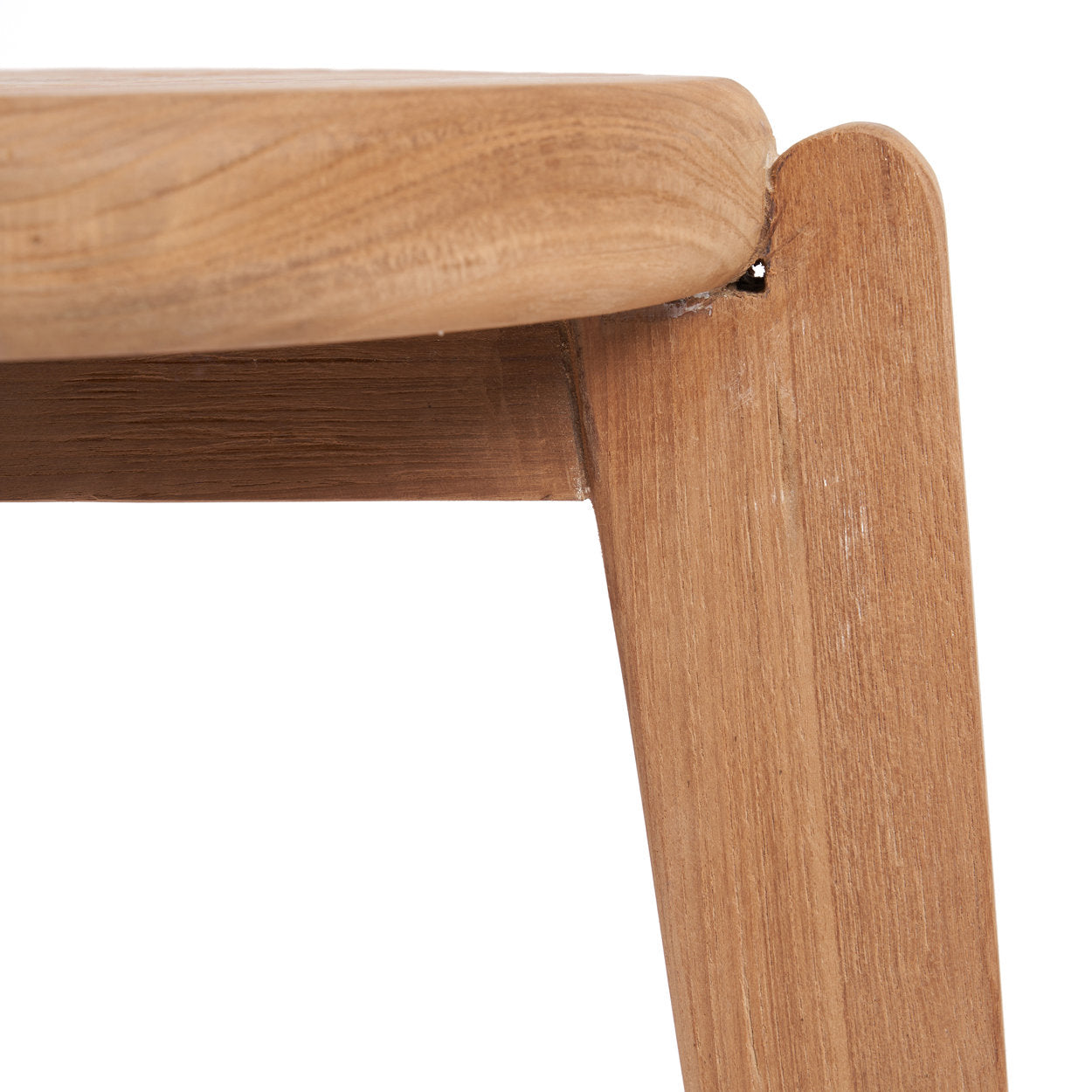 Table d'appoint Seseh en teck recyclé, vue 4