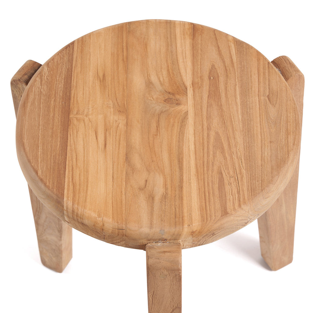 Table d'appoint Seseh en teck recyclé, vue 6