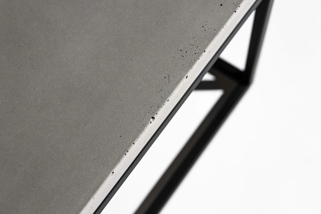 Table basse en béton Perspective noir vue 2