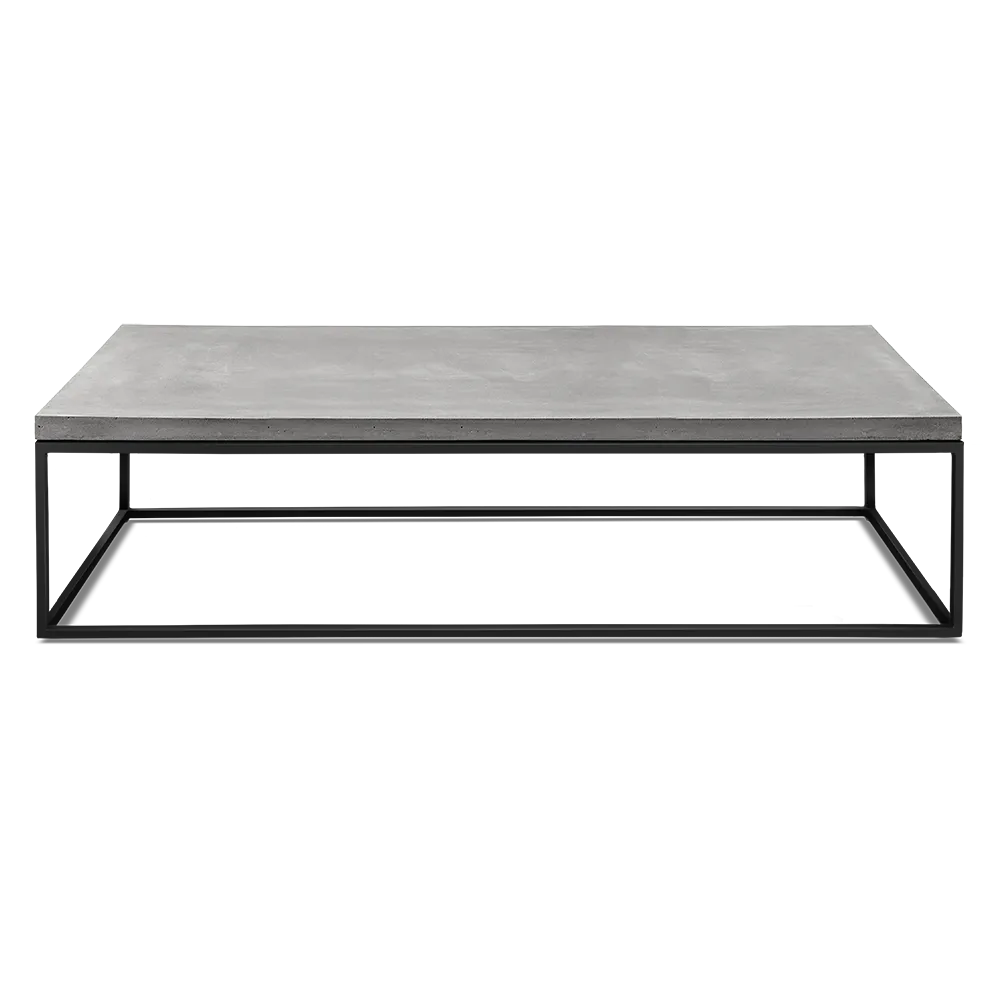 Table basse en béton Perspective noir