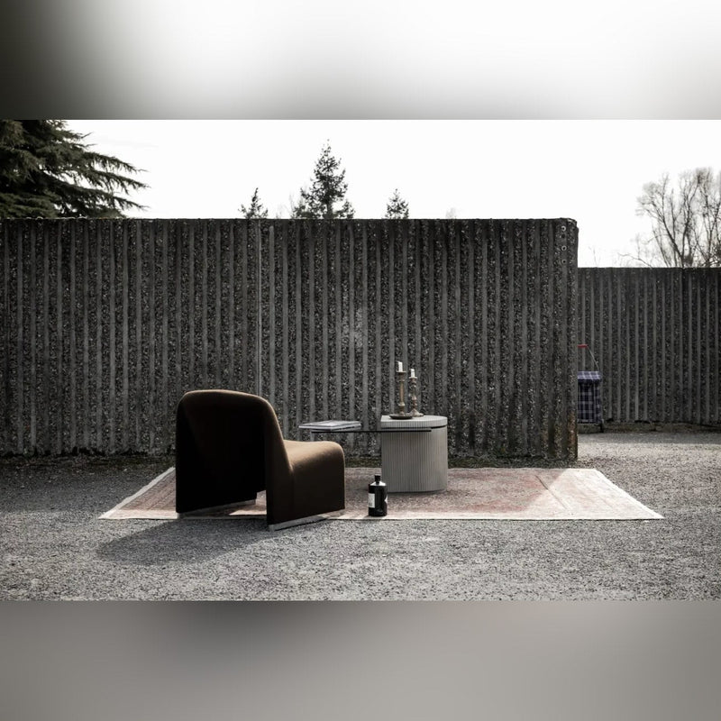 Dimensions Table basse en béton Strut carrée gris naturel