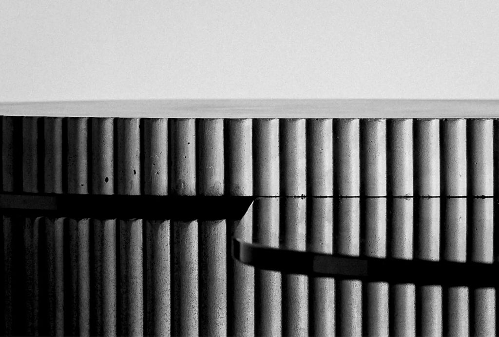 Table basse en béton Strut oblongue vue 2