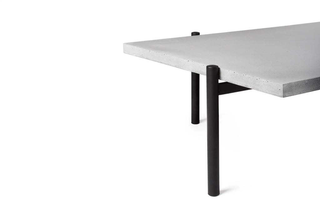 Table basse en béton Twist noir vue 5