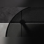 Table basse en béton Twist noir en situation 3