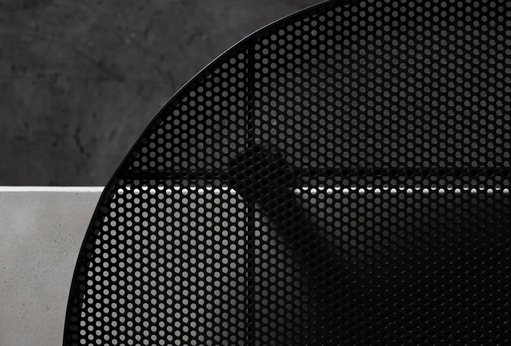 Table basse en béton Twist noir