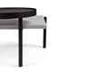 Table basse en béton Twist noir vue 2