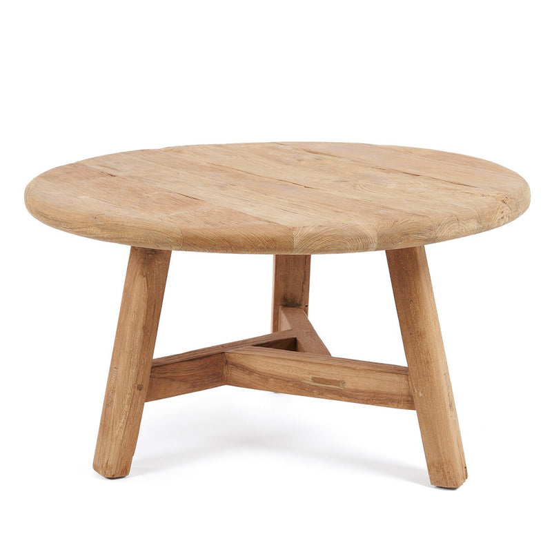 Dimensions Table basse ronde Fusuma en teck