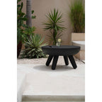 Table basse Losten en bois de suar noir, vue 3