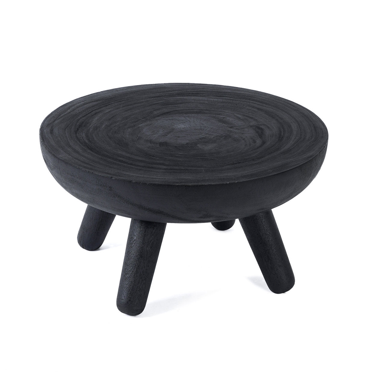 Table basse Losten en bois de suar noir, vue 6