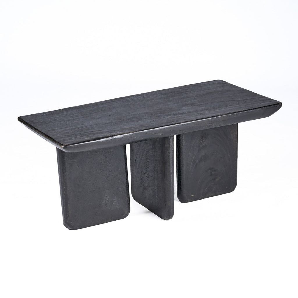 Table basse Obsidian en manguier noir, vue 5
