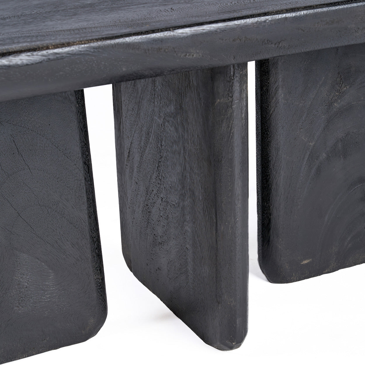 Table basse Obsidian en manguier noir, vue 8