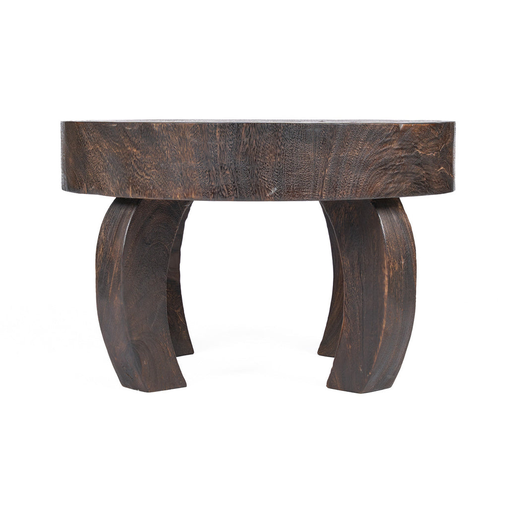 Table basse Octo Chic en manguier teinté noyer, vue 4
