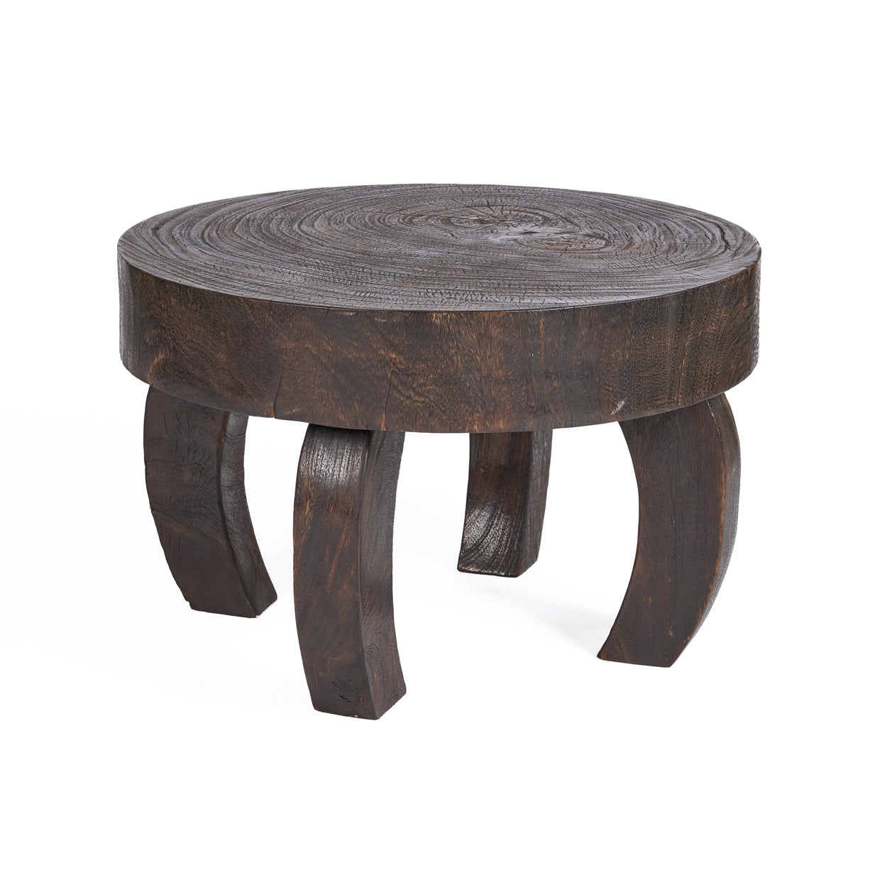 Table basse Octo Chic en manguier teinté noyer, vue 5