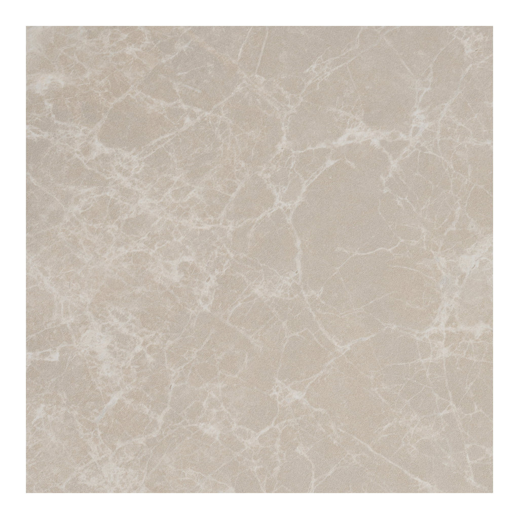 Table basse Prague ronde marbre beige détail surface effet marbre haute définition