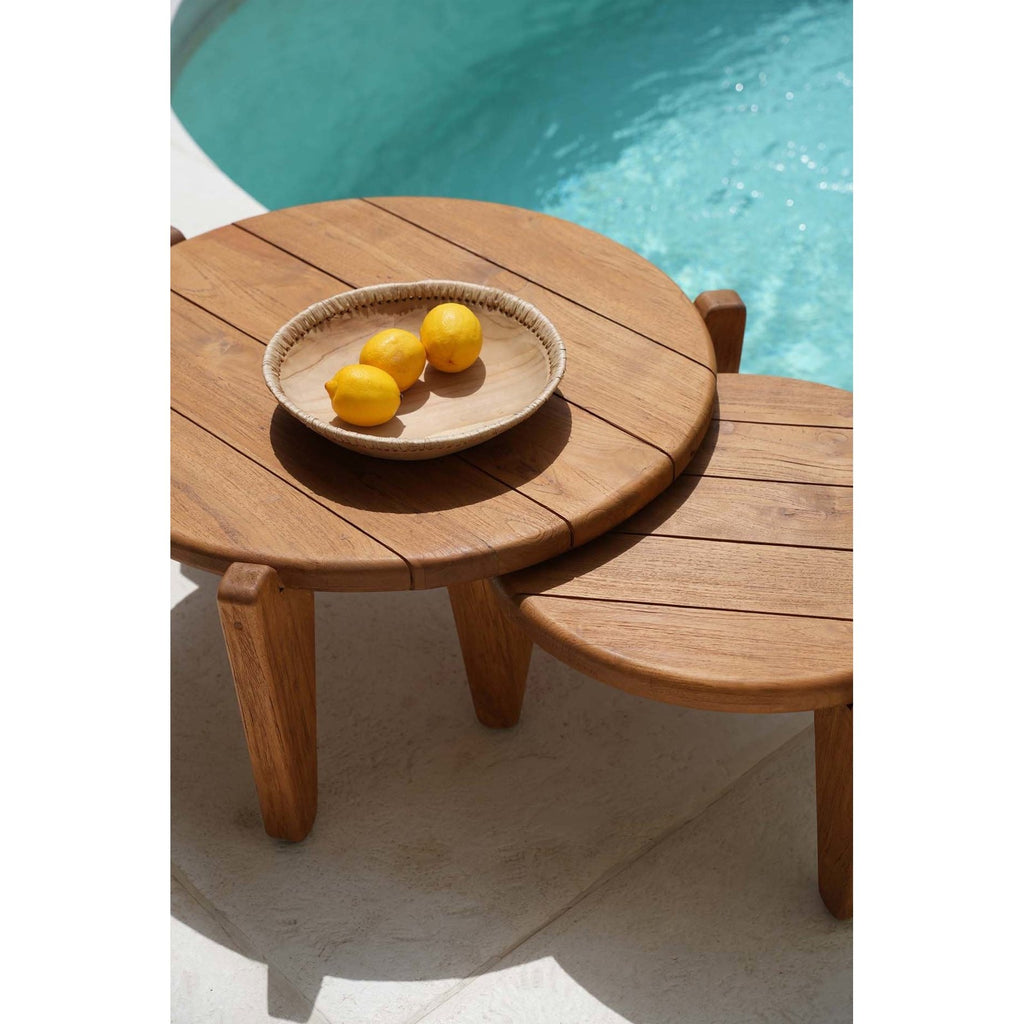 Table basse Seseh en teck recyclé, vue 3