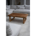 Table basse en teck recyclé, vue 3