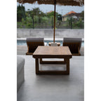 Table basse en teck recyclé, vue 4