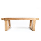 Table basse en teck recyclé, vue 5