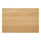 Gros plan texture surface mélaminé chêne naturel blonde table Fano 70 cm