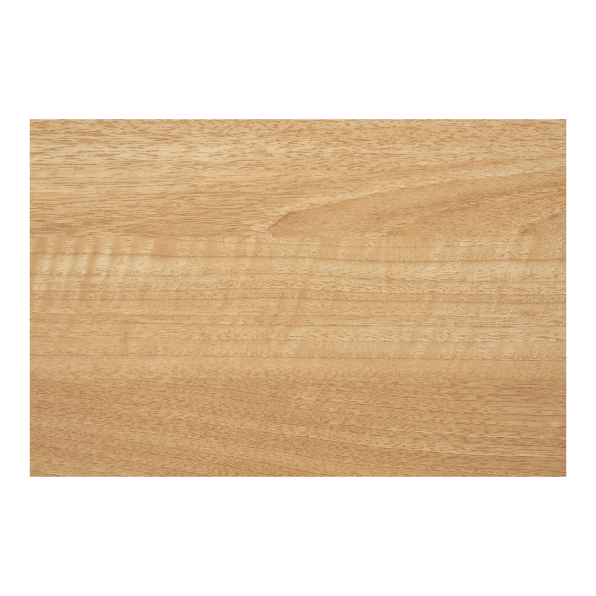 Gros plan texture surface mélaminé chêne naturel blonde table Fano 70 cm