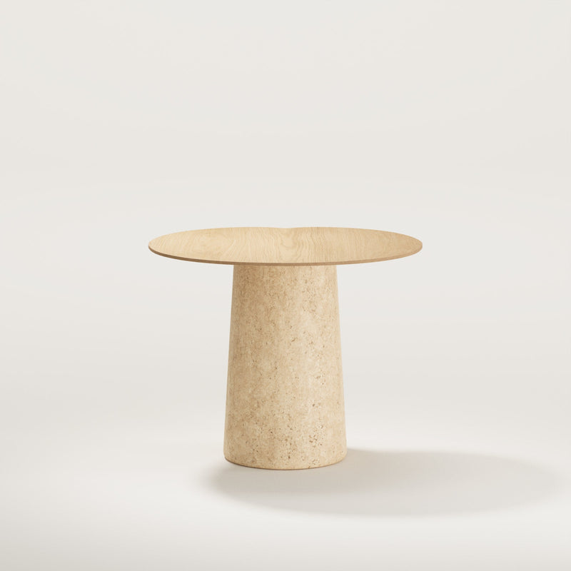 Dimensions Table d'appoint Anchor travertin 45 cm