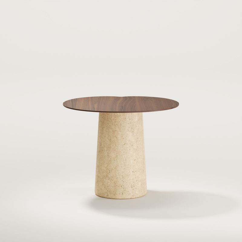 Dimensions Table d'appoint Anchor travertin 53 cm