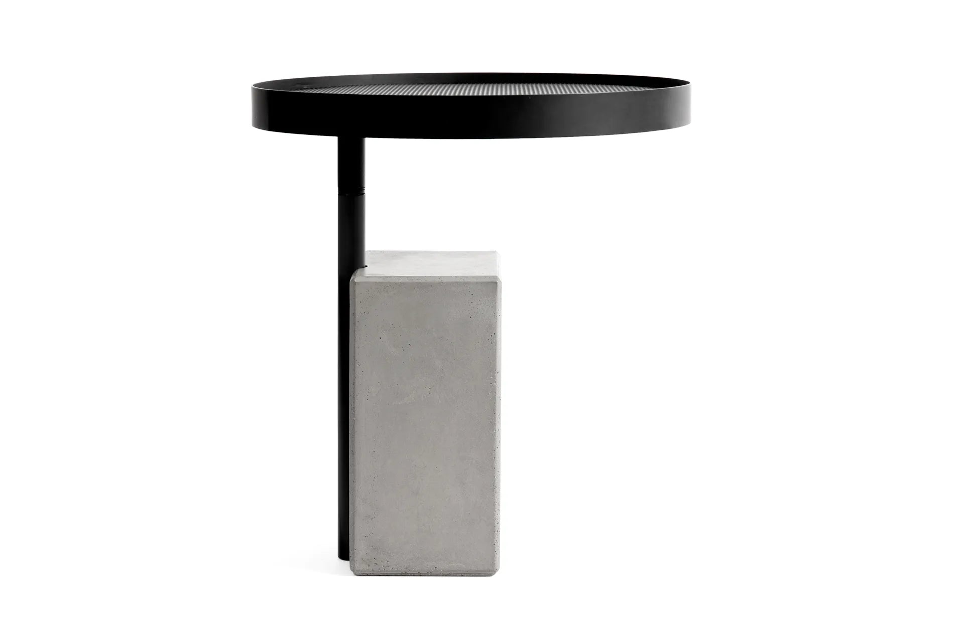 Table d'appoint en béton Twist noir vue 3