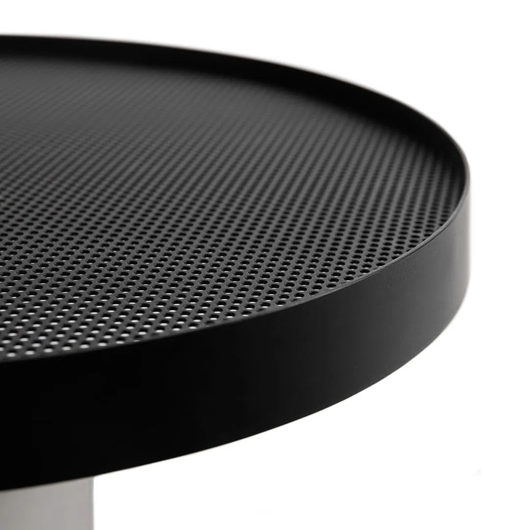 Table d'appoint en béton Twist noir vue 2