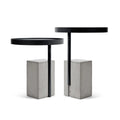 Table d'appoint en béton Twist noir vue 4