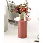 Table d appoint Florens monobloc rose poudré vue de détail