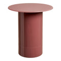 Table d appoint Florens monobloc rose poudré