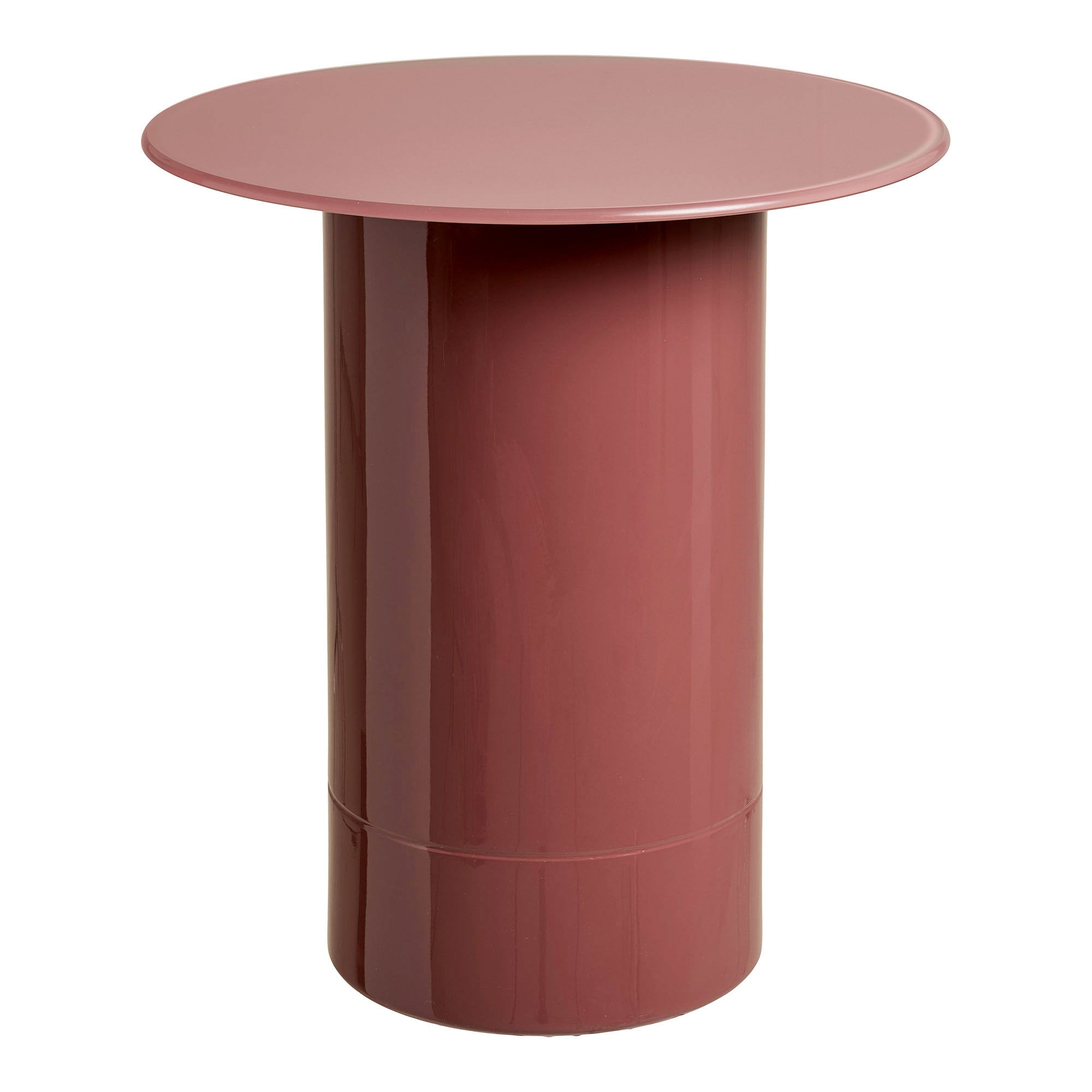 Table d appoint Florens monobloc rose poudré