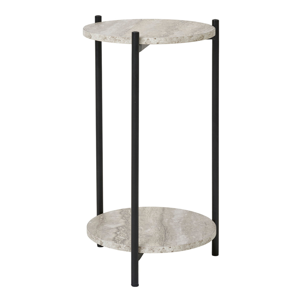Table d'appoint Leuven vue de trois quarts