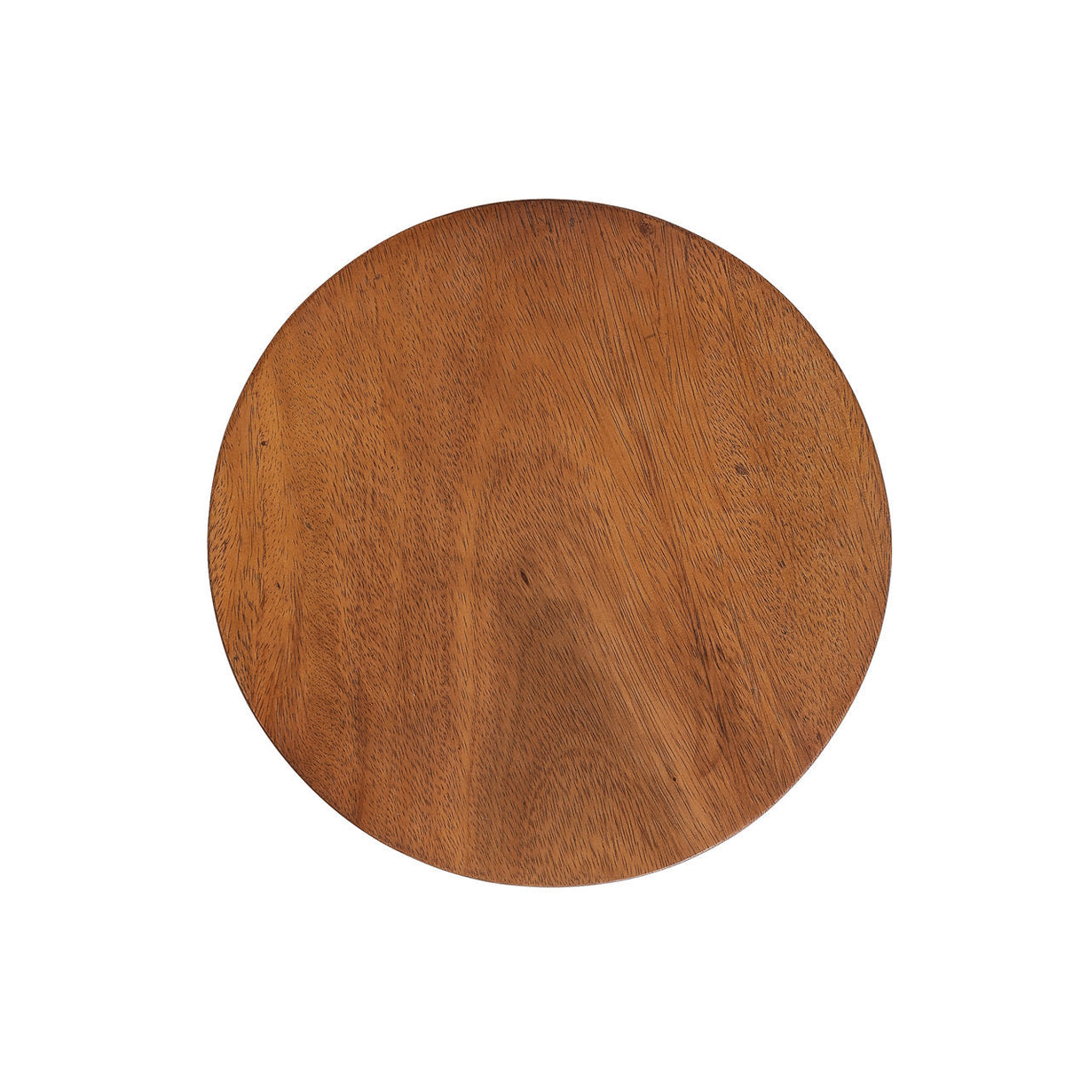 Plateau rond de la table d'appoint Inti vu de dessus